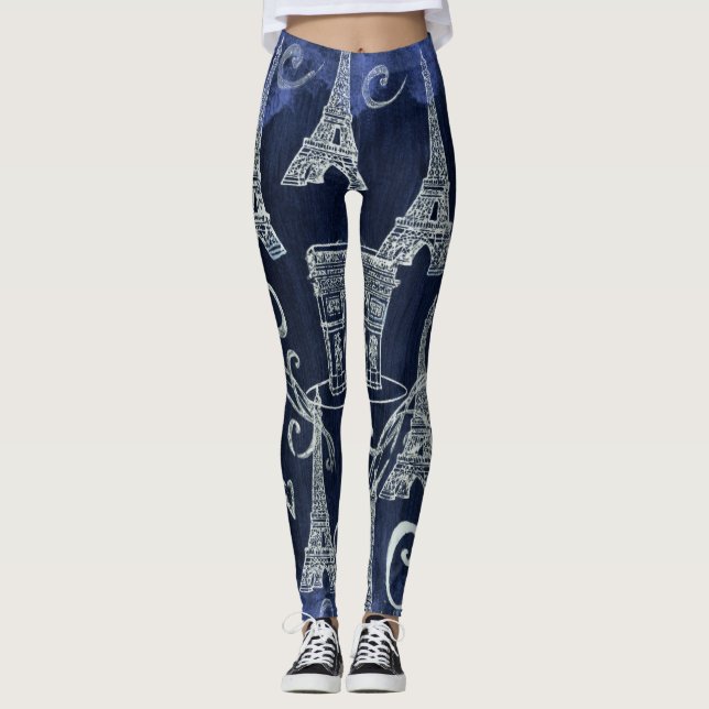 Eiffelturm Leggings (Vorderseite)