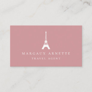 Eiffelturm-Logo erröten Visitenkarte