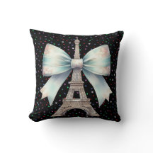 Eiffelturm mit Bow-Kissen