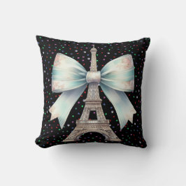 Eiffelturm mit Bow-Kissen Kissen