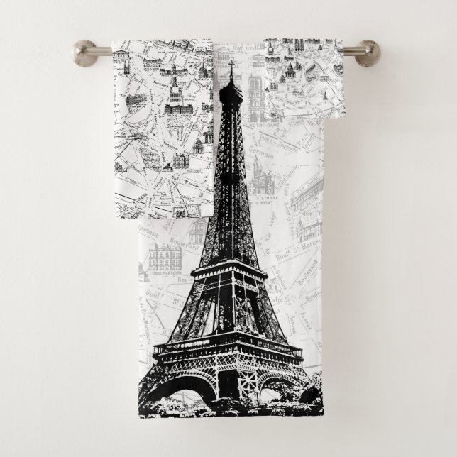 Eiffelturm Paris Badhandtuch Set (Insitu)