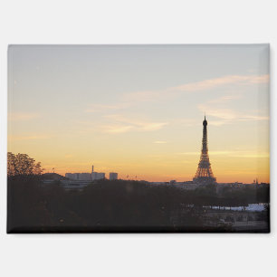 Eiffelturm Paris bei Sonnenuntergang Magnet