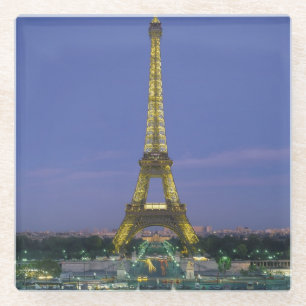 Eiffelturm, Paris, Frankreich 2 Glasuntersetzer