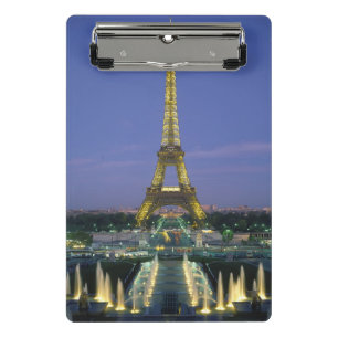 Eiffelturm, Paris, Frankreich 2 Mini Klemmbrett
