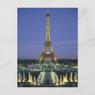 Eiffelturm, Paris, Frankreich 2 Postkarte