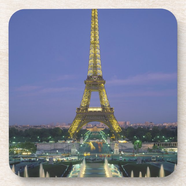 Eiffelturm, Paris, Frankreich 2 Untersetzer (Vorderseite)