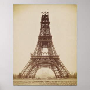 Eiffelturm, Paris, Frankreich, Bauwesen Poster