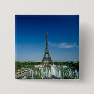 Eiffelturm, Paris, Frankreich Button