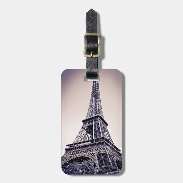 Eiffelturm, Paris, Frankreich Gepäckanhänger (Vorderseite vertikal)