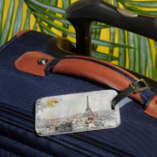 Eiffelturm. Paris, Frankreich Gepäckanhänger