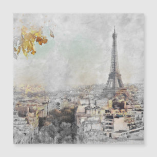 Eiffelturm Paris Frankreich Kunst, Dichtung und Mu Magnetkarte