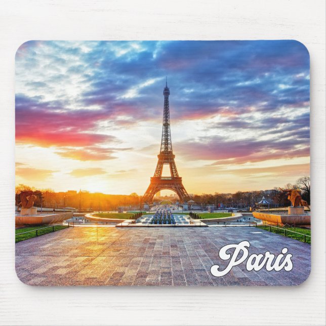 Eiffelturm, Paris, Frankreich Mousepad (Vorne)