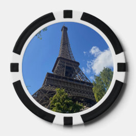 Eiffelturm, Paris, Frankreich Pokerchips
