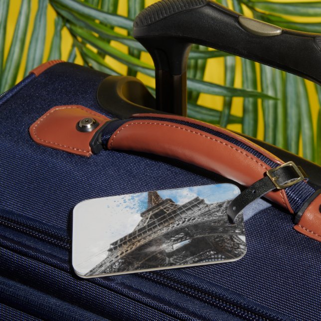 Eiffelturm, Paris, Frankreich Postcard Gepäckanhänger (Vorderseite Insitu 3)