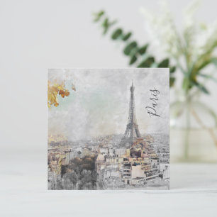 Eiffelturm. Paris, Frankreich Postcard Karte