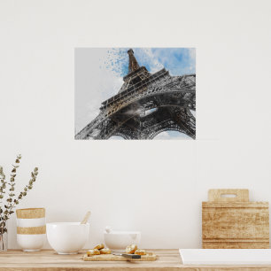 Eiffelturm, Paris, Frankreich Postcard Poster