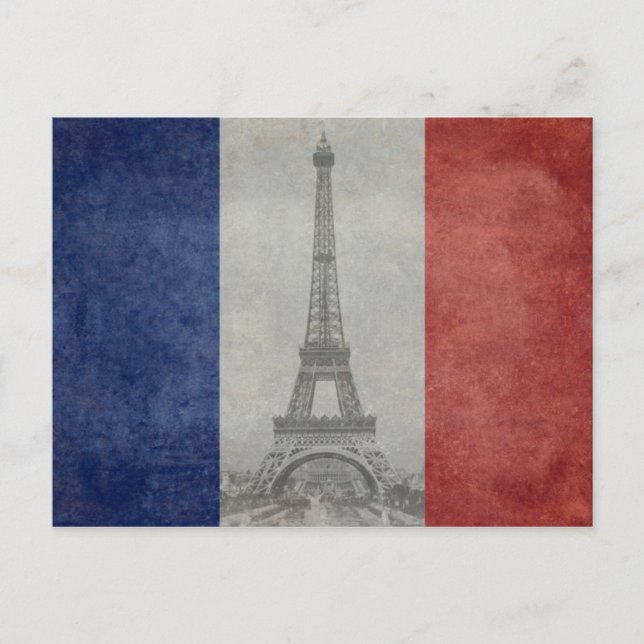 Eiffelturm, Paris Frankreich Postkarte (Vorderseite)