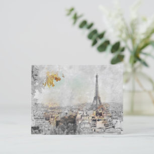 Eiffelturm. Paris, Frankreich Postkarte