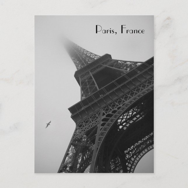 Eiffelturm, Paris Frankreich Postkarte (Vorderseite)