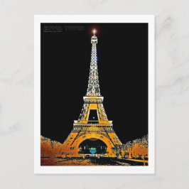 Eiffelturm, Paris, Frankreich Postkarte