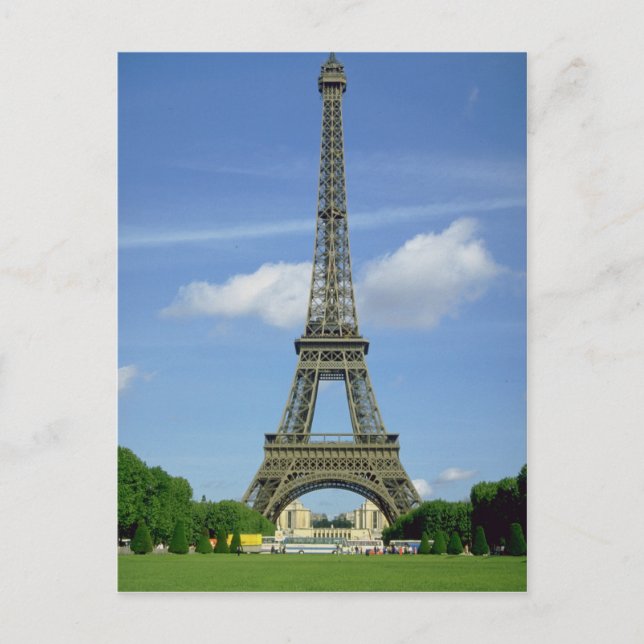 Eiffelturm, Paris, Frankreich Postkarte (Vorderseite)
