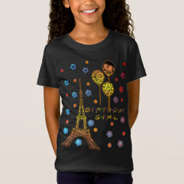 Eiffelturm Paris Geburtstag Girl - Geschenke Souve T-Shirt