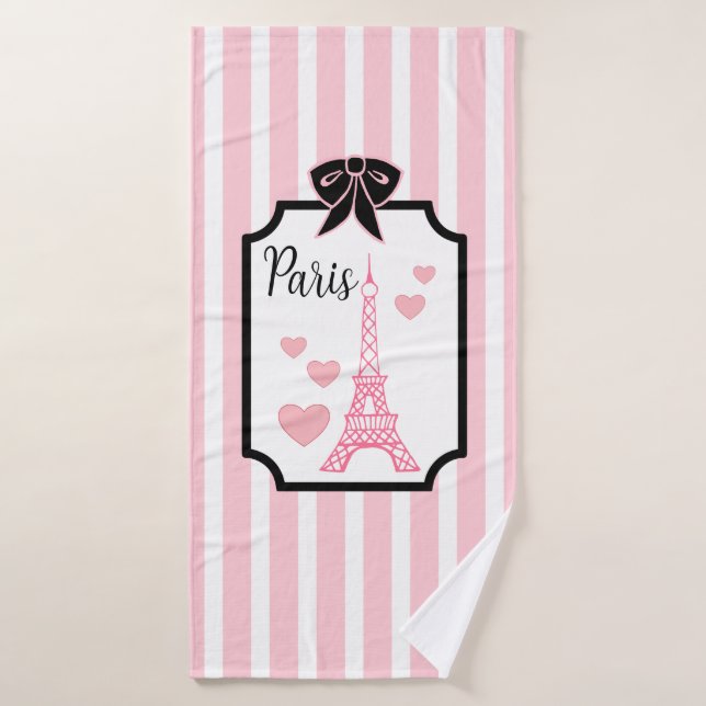 Eiffelturm Paris Handtuch-Set Badhandtuch Set (Badehandtuch)