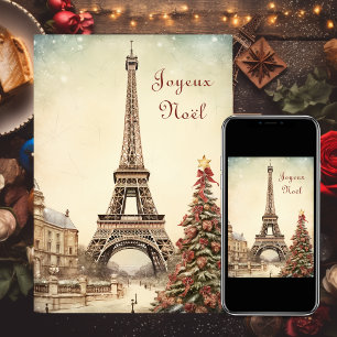 Eiffelturm, Paris Joyeux Noel Weihnachten