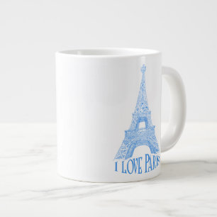 Eiffelturm.Paris Jumbo-Tasse