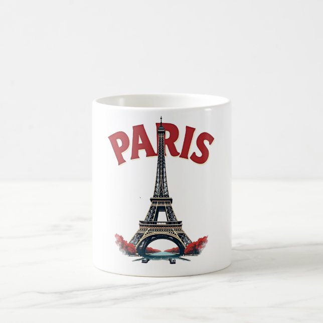 Eiffelturm, Paris Kaffeetasse (Mittel)