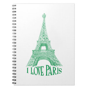 Eiffelturm.Paris Notizblock