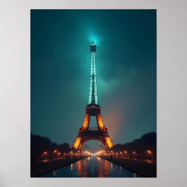 Eiffelturm Paris Poster (Vorne)