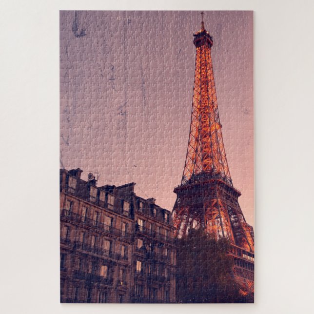 Eiffelturm - Paris Retro Style - 20x30 - 1014 Stk. (Vertikal)