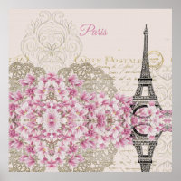 Eiffelturm, Paris Rosa Magnolia