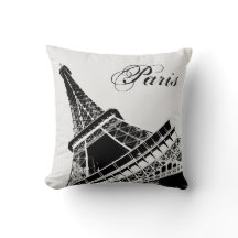 Eiffelturm Paris Stilvoll Schwarz und Weiß