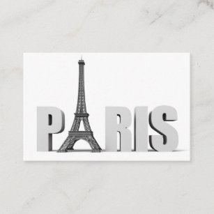 Eiffelturm PARIS Visitenkarte