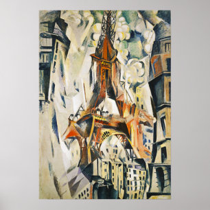 Eiffelturm-Plakat Roberts Delaunay Poster