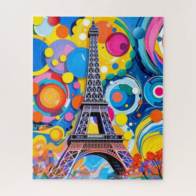 Eiffelturm Pop Art (Vertikal)