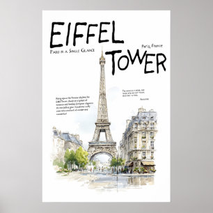 Eiffelturm Poster Paris Frankreich Wahrzeichen Rei