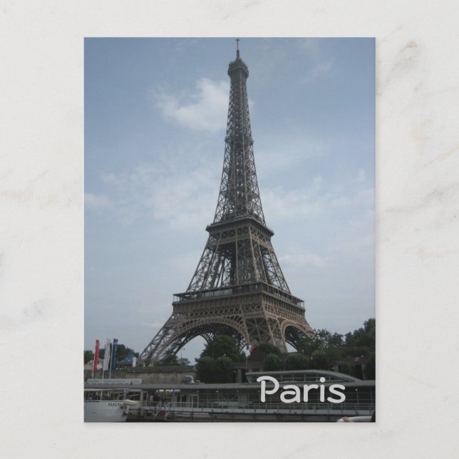 Eiffelturm Postkarte (Vorderseite)