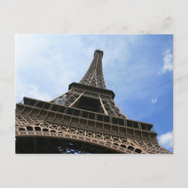 Eiffelturm, Postkarte Paris, Frankreich (Vorderseite)