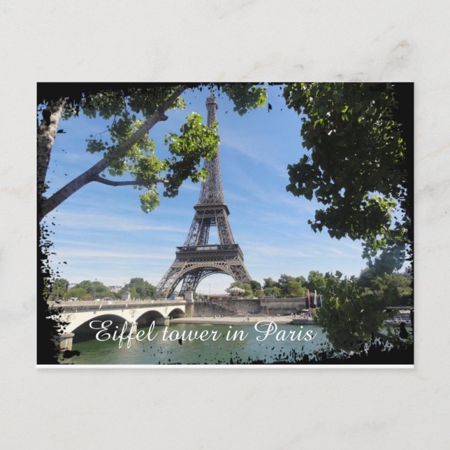 Eiffelturm-Postkarte Postkarte (Vorderseite)