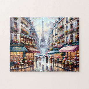 Eiffelturm Regentag in Paris
