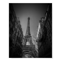 Eiffelturm Schwarz-Weiß-Foto