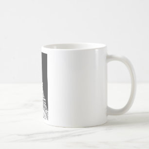 Eiffelturm Schwarz-weißes Bild Kaffeetasse