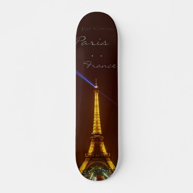 Eiffelturm, Skateboard-Plattform Paris Frankreich Skateboard (Vorne)
