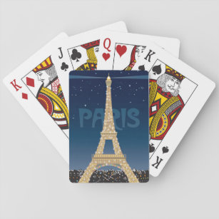 Eiffelturm Sparkle Spielkarten