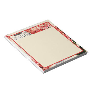 Eiffelturm und Hydrangea Notizblock