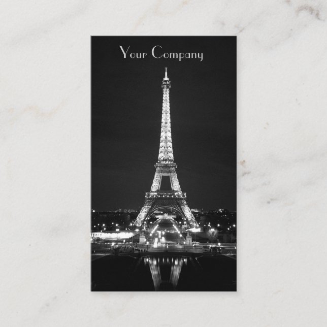 Eiffelturm-Visitenkarten Visitenkarte (Vorderseite)