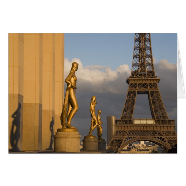 Eiffelturm vom Palais de Chaillot, Paris, (Vorderseite (Horizontal))
